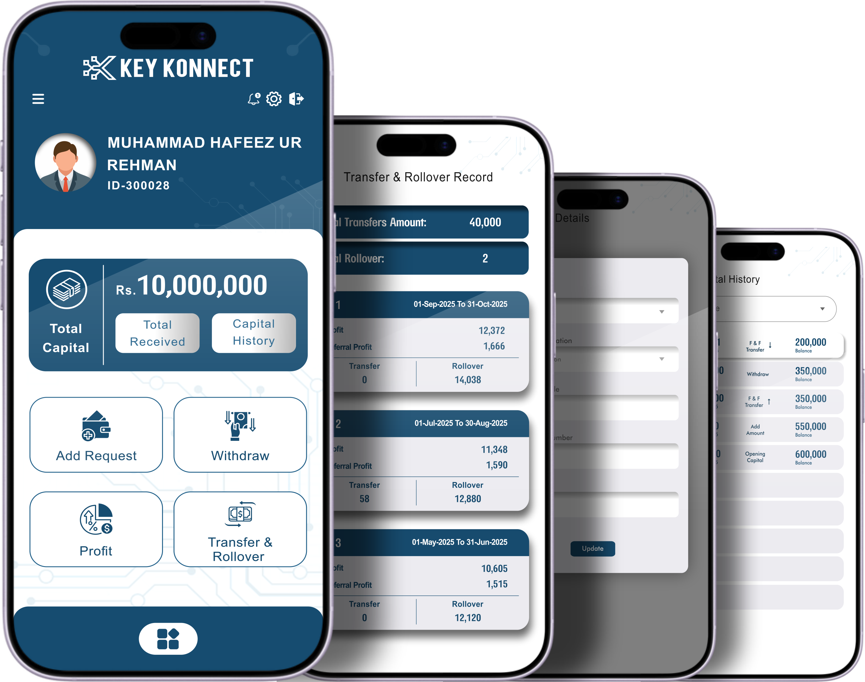 KeyFundz App Interface